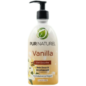 gel douche vanilla 500 ml purnaturel