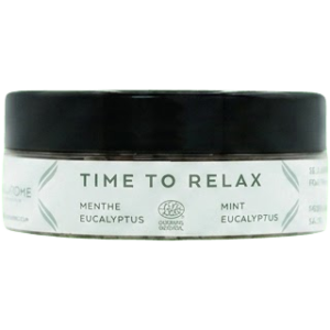 sels de bain time to relax fraîcheur menthe eucalyptus huilarome